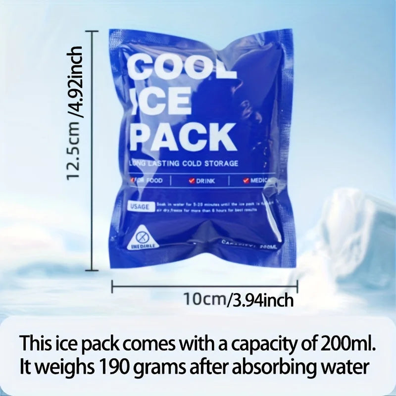 Lunch Bag Ice Pack Leakproof 24 Hours Cooling Reusable Gel Freezer Pack Thin Long Lasting Cooler Accessory For Food Transport Lu