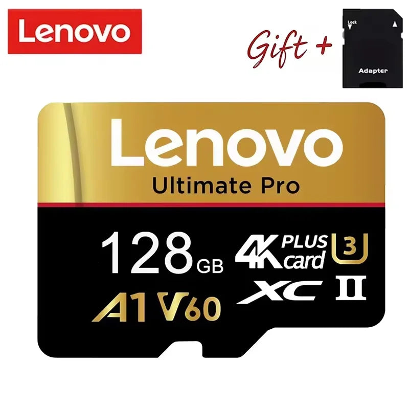 Ultra Lenovo Memory Card 512GB SD Cards TF Cards Micro SD Card 128GB 64GB Data Integrity 8K for Drone / Camera / Smartphone