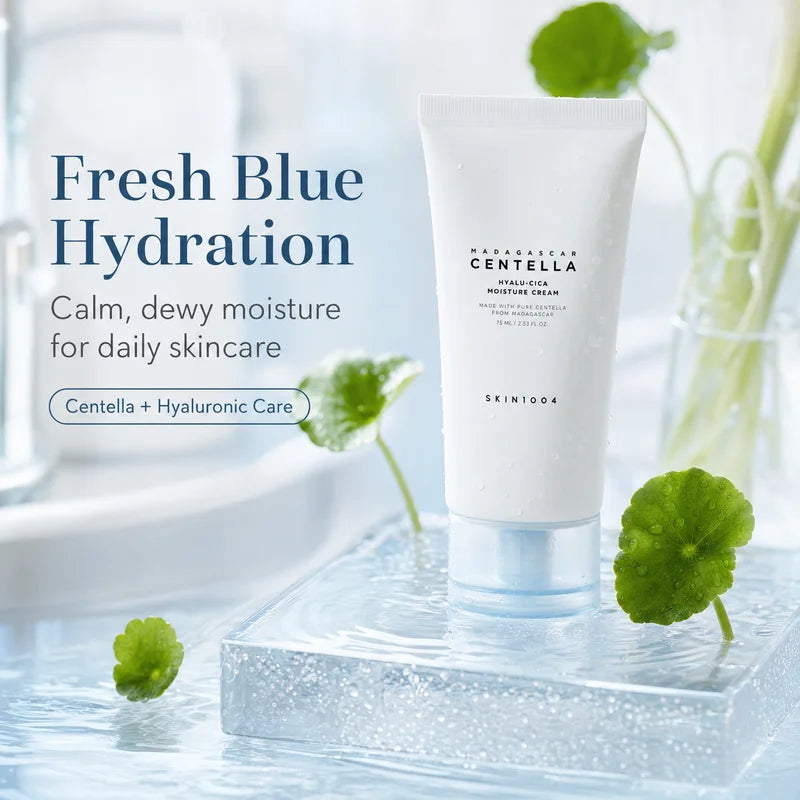 Korean Skincare Centella Face Cream Series,Tea-Trica Soothing,Tone Brightening,Hyaluronic Acid Poremizing Light Gel Cream 75ml