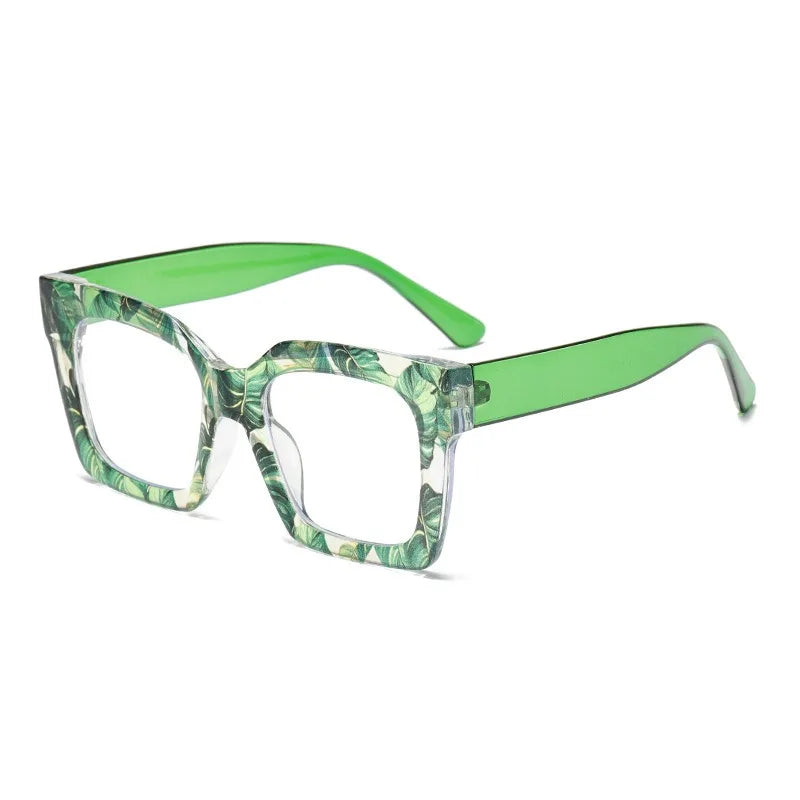 Customized Prescription Glasses Women Multi-Focal Progressive Photochromic Anti-Blue Light Myopia Hyperopia Lens Eyeglasses