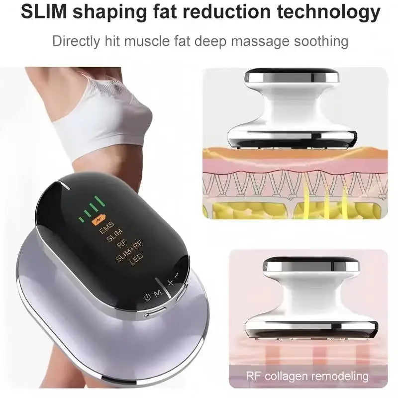 EMS & RF Body Slimming Shaping Machine Fat Burner Slim Shaping Device LED Photon Skin Tighten Device for All Body Parts Use