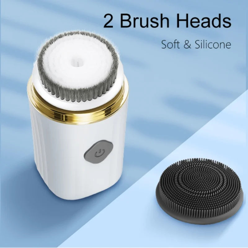 Electric Facial Cleansing Device Home Electric Deep Clean Beauty Tool 360 Rotation Portable Beauty Skin Care Pore Cleaning