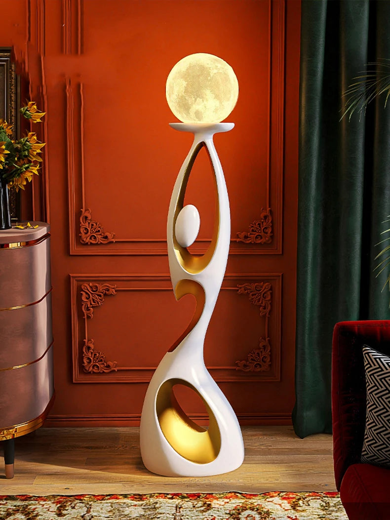 Modern LED Floor Lamp for Living Room Bedroom, Dimmable Standing Lamp with Remote Control, 3 Color Temperatures.