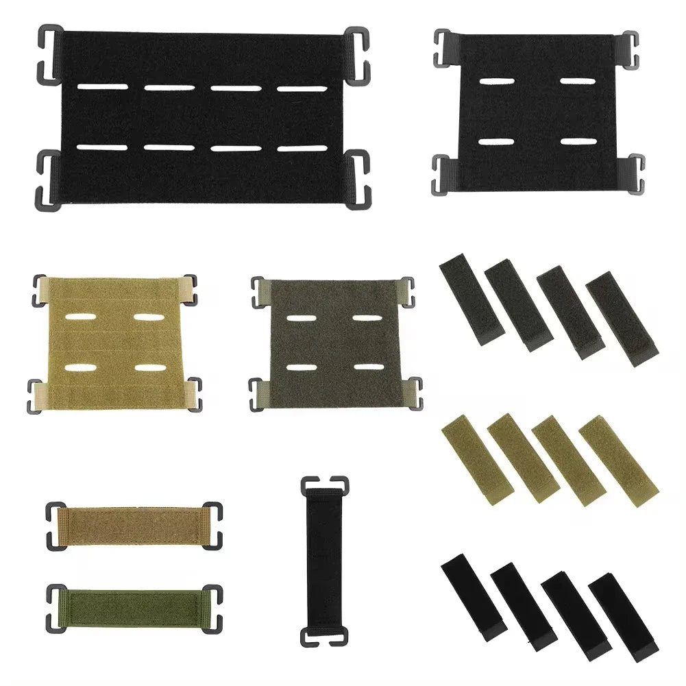 Nylon Molles Tactical Patches Board Patches Panel Display Holder for Backpack Hunting Mini Patches Board Strip