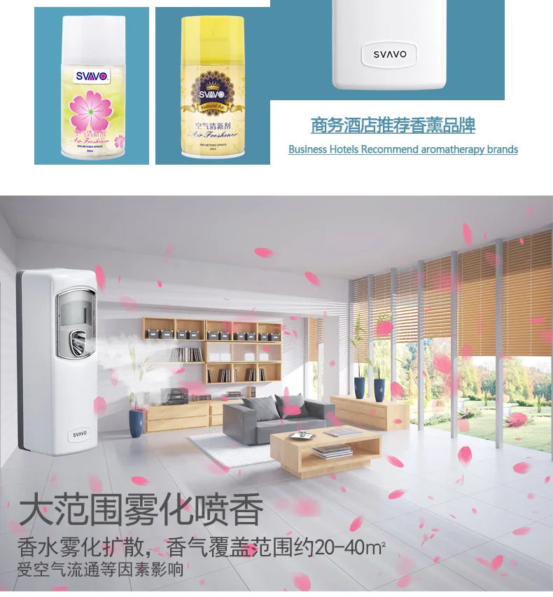 For Ruiwo Wall Mounted Aromatherapy Diffuser Remote Control Home Hotel Air Fragrance Machine Scent Dispenser Essential Oil