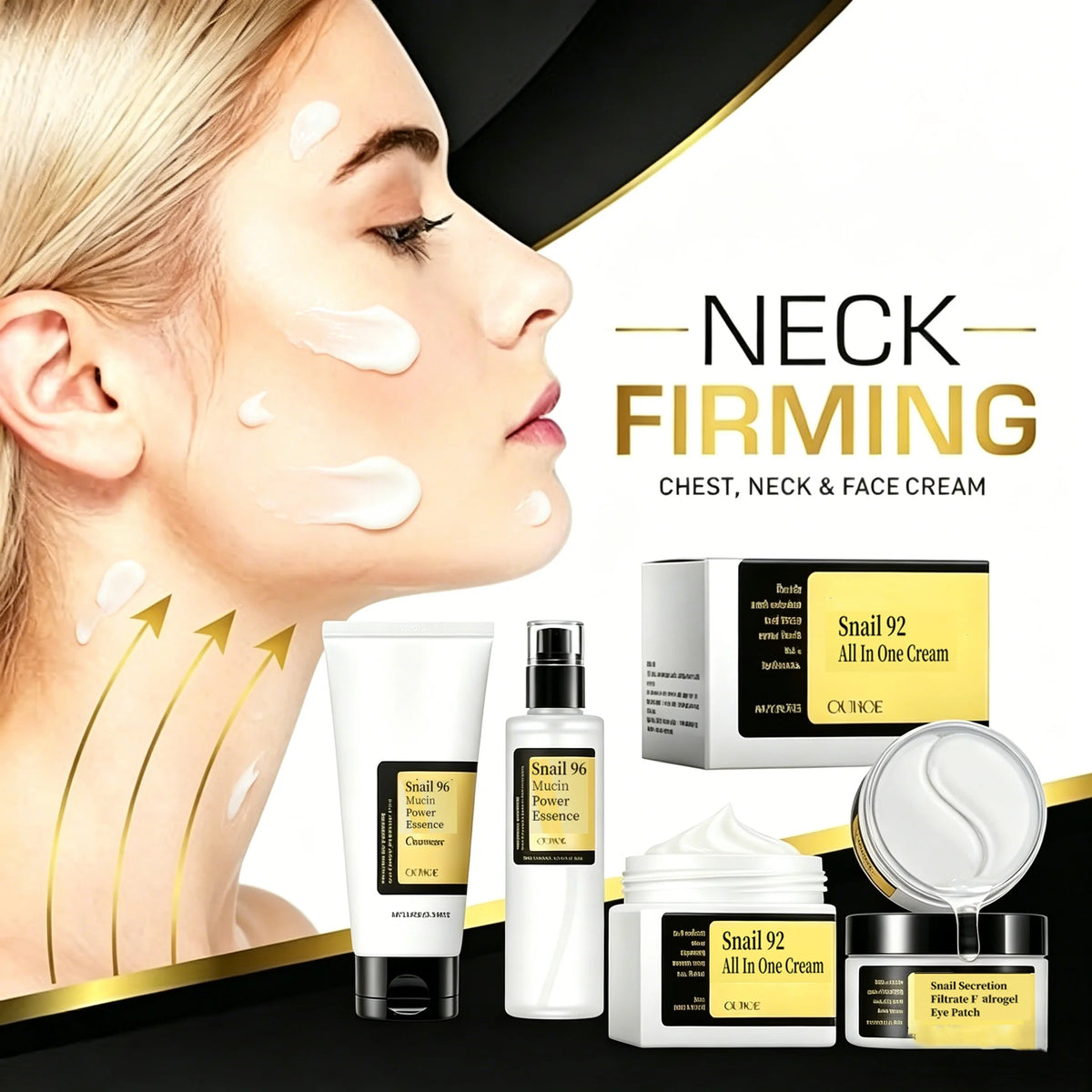 Multi-Tasking Face/Neck Cream Moisturizer Instantly Plump Bouncy Hydrating Daily Facial Cream Non-Greasy Relief All Skin Types