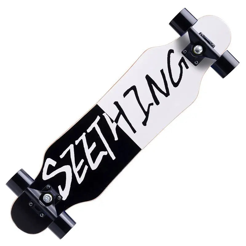 80CM Four Wheels Longboard Dancing Board Adult Street Riding Professional Beginner Freestyle Skateboard