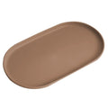 Kitchen Organizer Plastic Dessert Tray Stackable Oval Serving Tray Multi-Function Creative Dish Plate Home