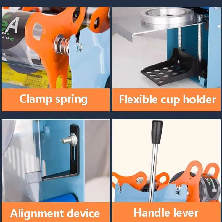 Full Automatic Cup sealer Cup Sealing machine Bubble tea machine for 9.5CM Paper Milk tea/Coffee cup Boba Tea