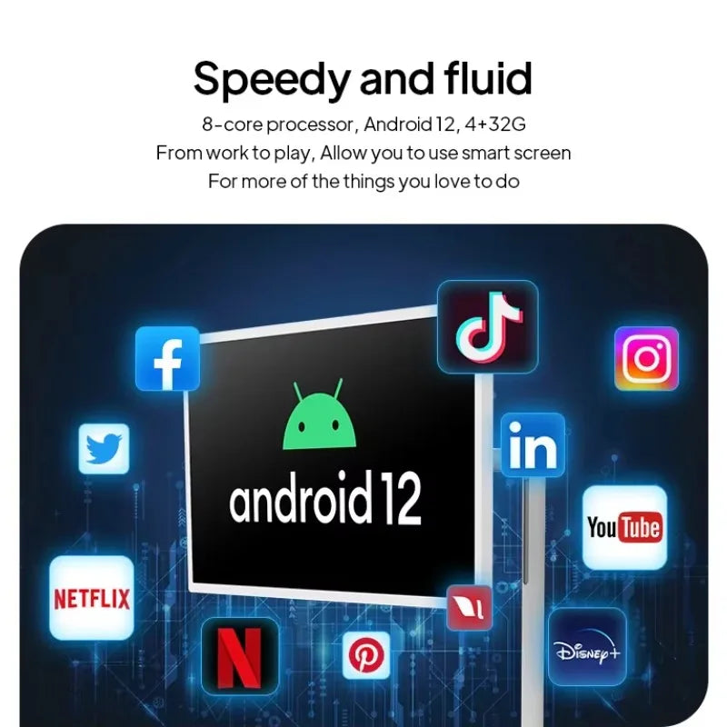 2024 New 32 Inch 24 Inch Full HD Incell Touch Screen Wireless Android LCD  For Home Business Gaming