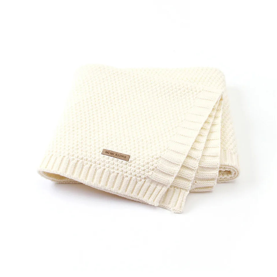 Baby Blankets Knitted Newborn Swaddle Wrap Blanket Cartoon Rabbit Toddler Photograph Props Multifunction Children Covers