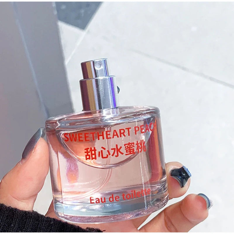 Citrus Peach Fruity Perfume Spray,Clean Fresh Women Scent,Orange Blossom/Lily/Iris/Vetiver/Lemon/Musk Light Fragrance Mist