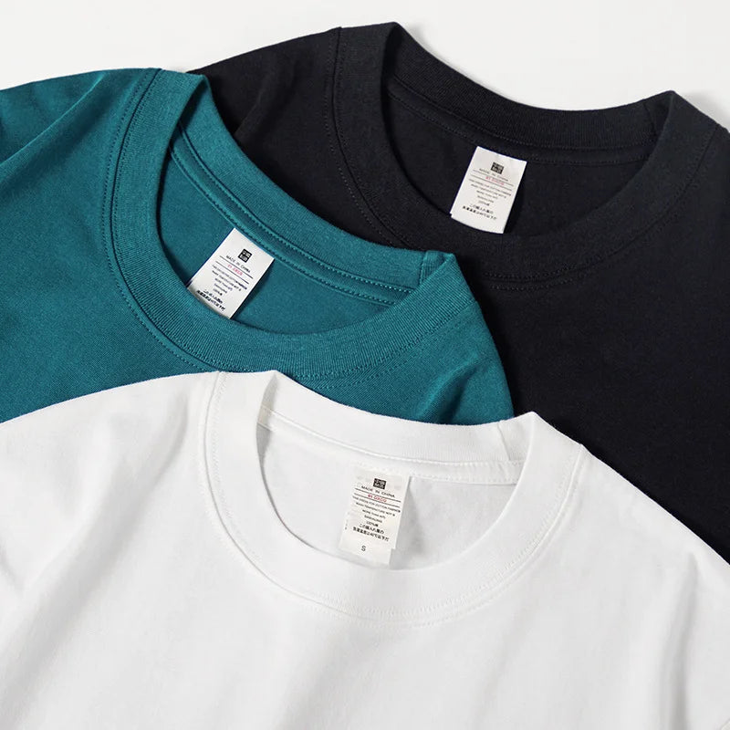 Cross border hot selling cotton T-shirt with round neck and short sleeves for European and American women loose basic top