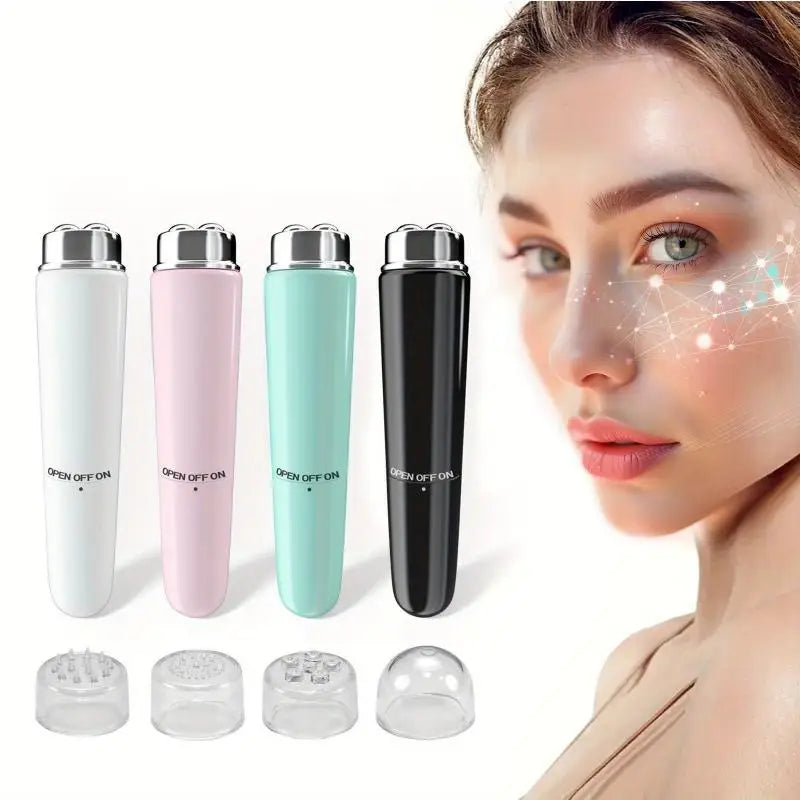 4 In 1 Electric Facial Massager Micro Vibration Eye Beauty Instrument For Relax Eye Dark Circles Eye Bags Puffiness Eye Massage