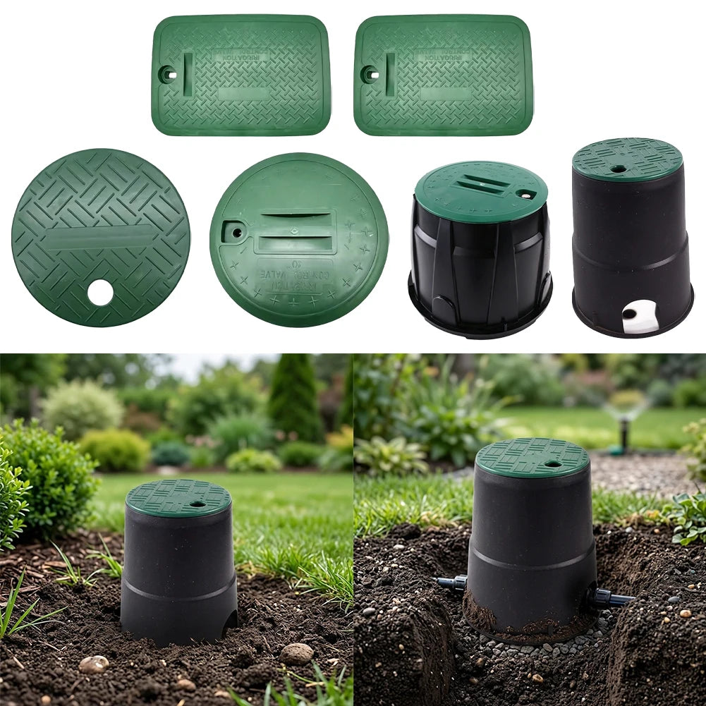 12-inch Valve Box Lid Visibility In Landscape Irrigation Accessories For Gardens Weather Resistant Easy Installation