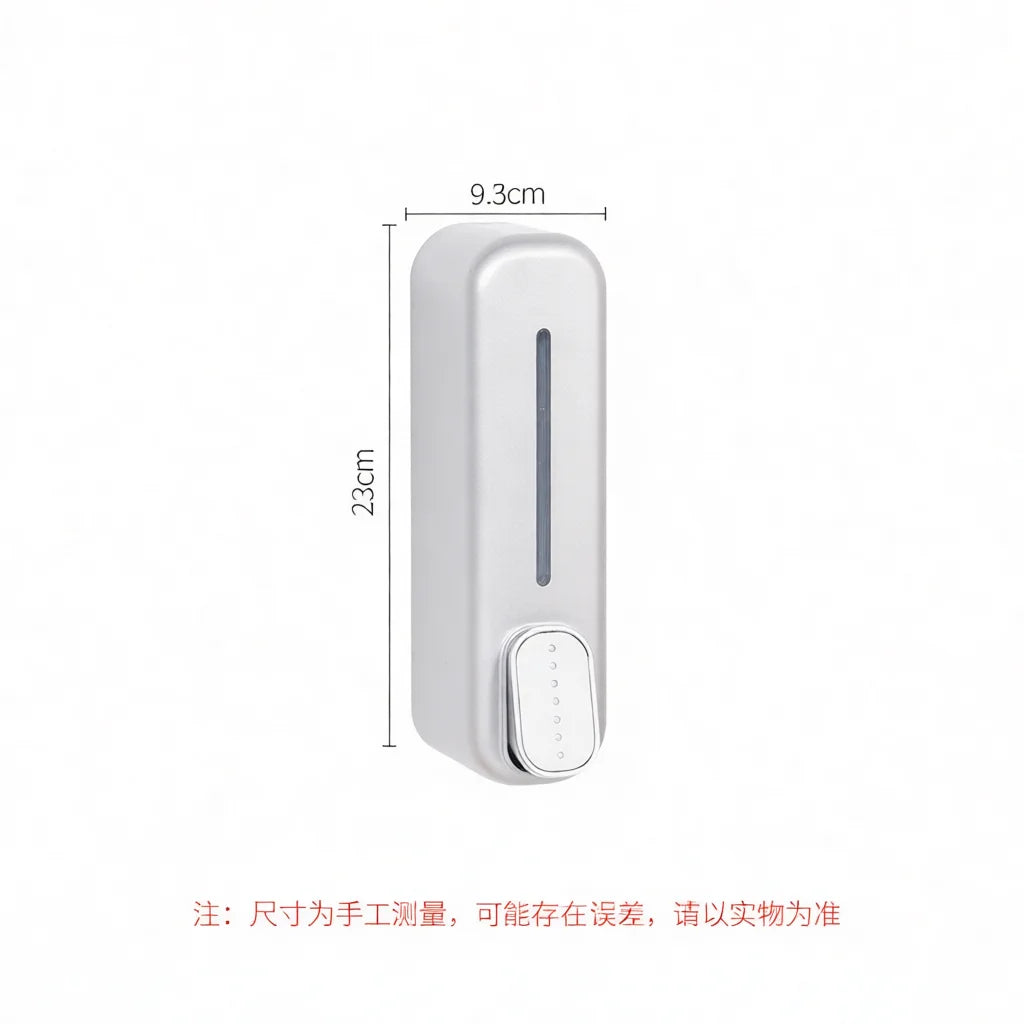 Wall Mounted Liquid Soap Dispenser Manual Hand Sanitizer Pump Bathroom Shampoo Holder Kitchen Shower Gel Organizer Device
