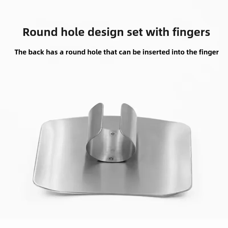 Stainless Steel Finger Protector Anti-cut Finger Guard Safe Vegetable Cutting Hand Protecter Kitchen Gadgets Kitchen Accessories