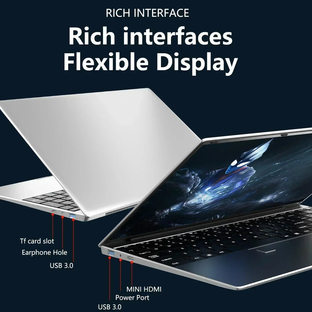 2026 Intel Core i9 10980HK 15.6" High-Performance,2TB SSD, 32GB RAM, Portable Laptop Notebook PC for Office Study