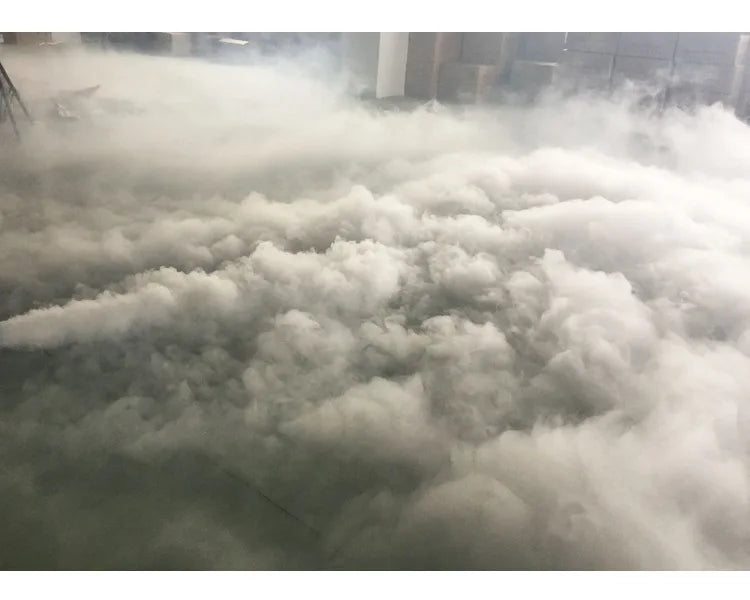 1500W DMX512 Ground Fog Machine Stage Wedding Low Lying Smoke Replaces Dry Ice