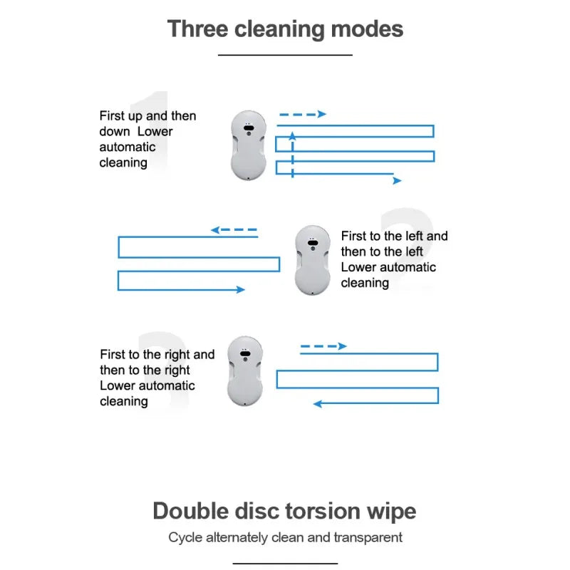 Two-way spray window cleaner machine man automatic electric large suction household high-rise glass window cleaner machine man