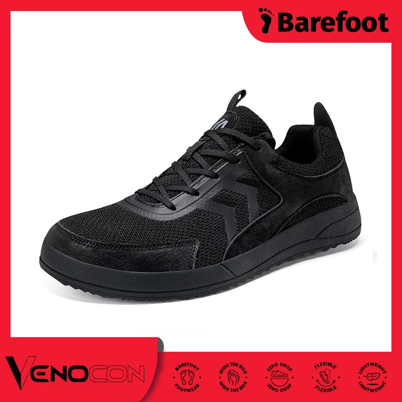 PINGKEE VENOCON Minimalist Wide ToeBox Feet Barefoot Athletic Winter Casual Shoes Sneakers Footwear Men Women Nose Man Boots