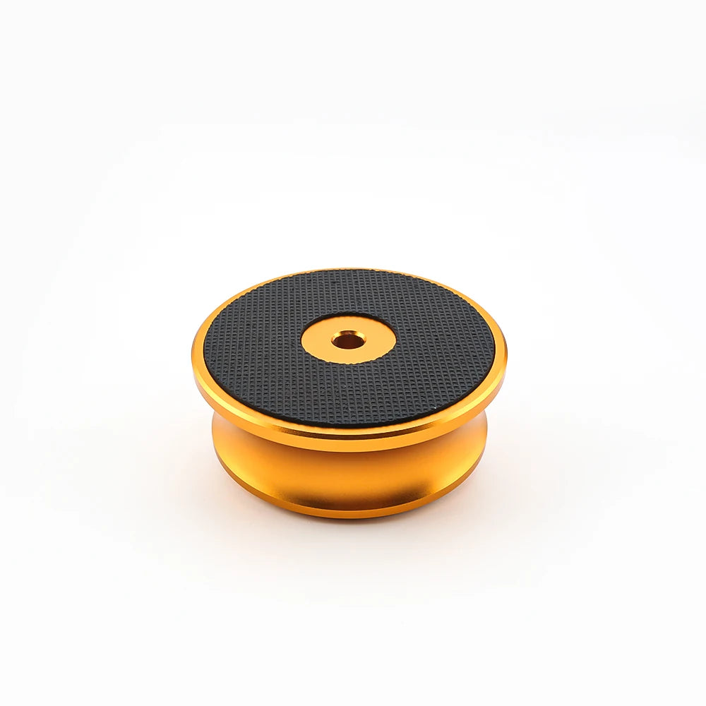 Hifi Record Player Weight Stabilizer for Vinyl LP Turntable Tall, Silver Gold Black