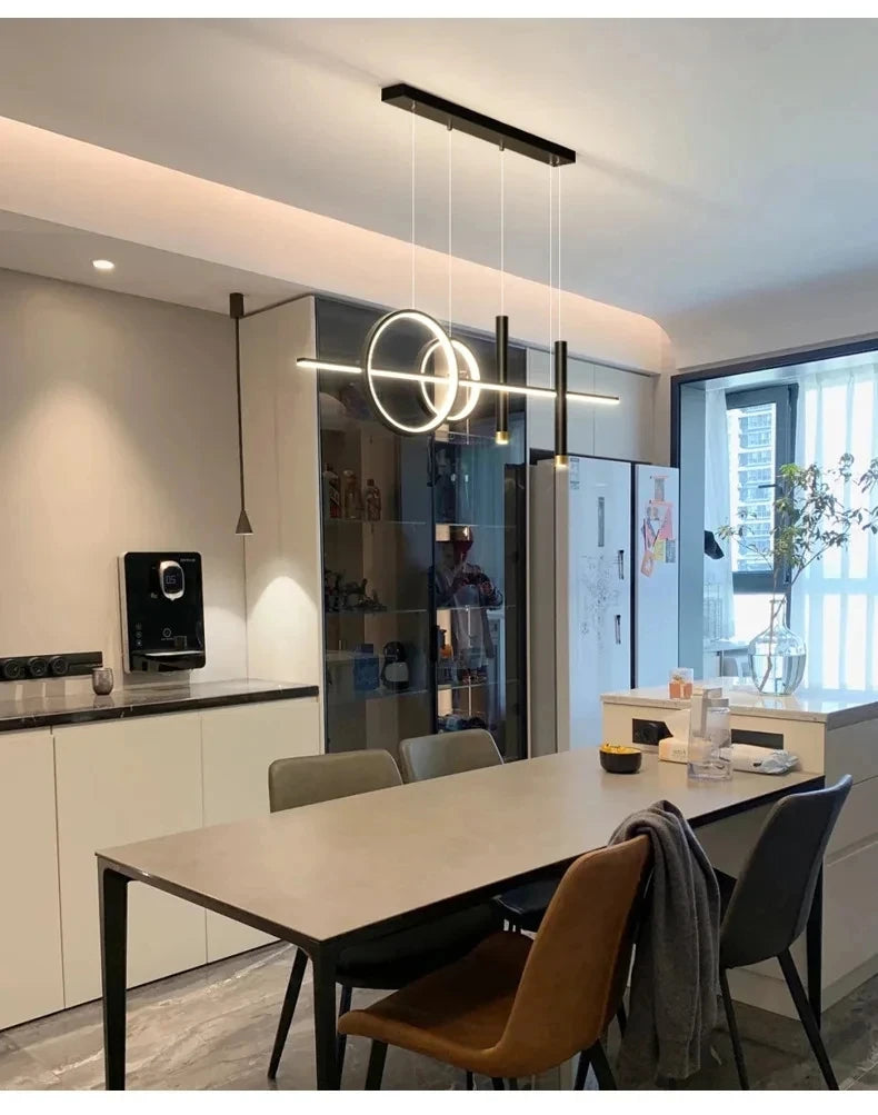Modern Restaurant Pendant Lights LED Dining Tables Kitchens Ceiling Lights Modern Minimalist Hotels Bars Cafes Home Decor