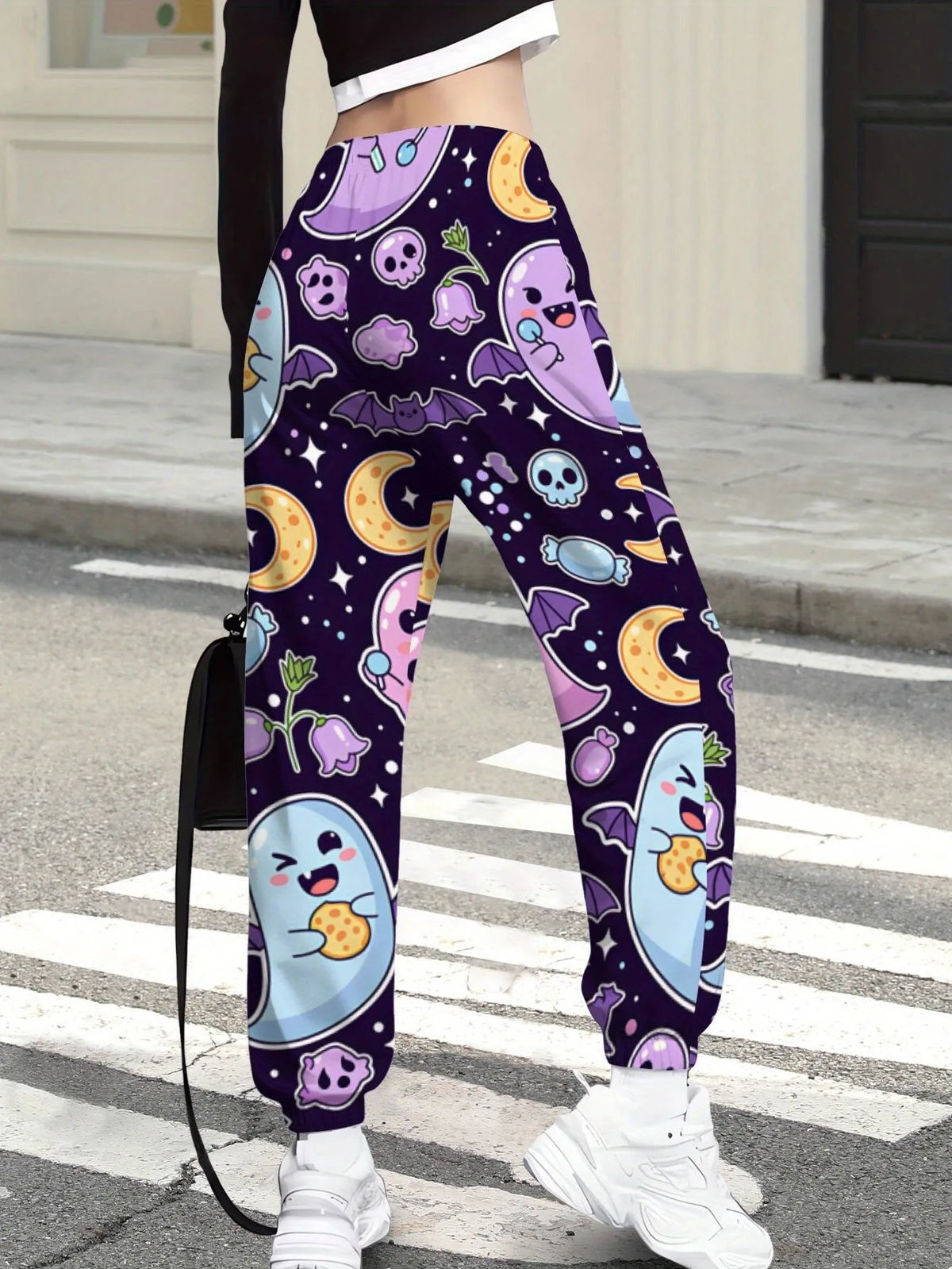 2026 autumn and winter new style street fashion casual comfortable easy-matching 3D funny pattern printed women's pants