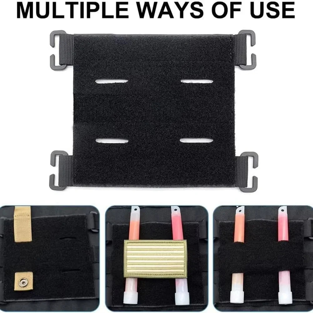 Nylon Molles Tactical Patches Board Patches Panel Display Holder for Backpack Hunting Mini Patches Board Strip
