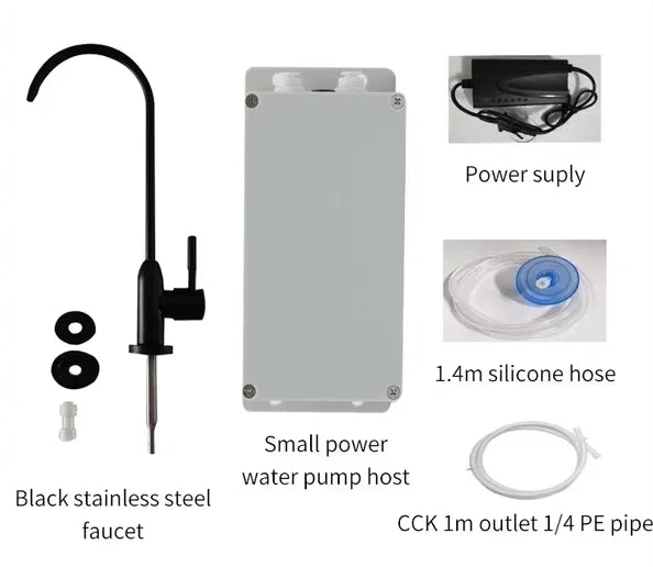 Automatic Water Suction Pump 12V Electric Water Pump Faucet Galley 1.5 L/ min Caravan Motorhome Boat Kitchen Water Pump