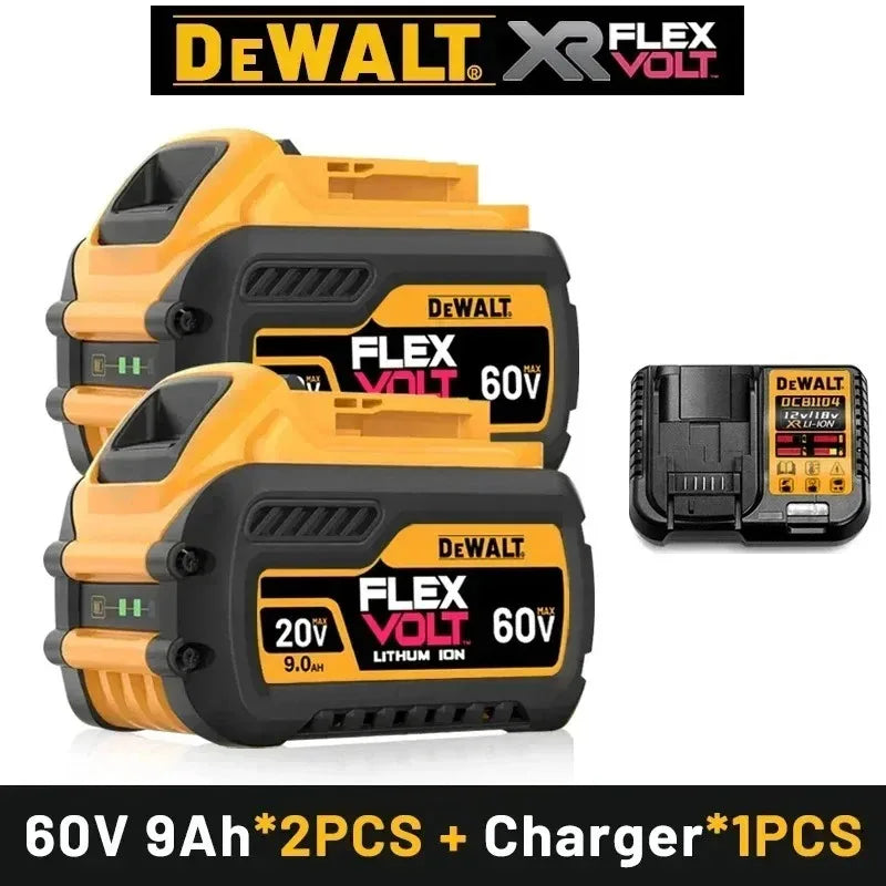 100% Original DeWALT Battery 20V/60V 6Ah 9Ah MAX FlexVolt for DCB606 DCB205 DCB206 DCB209 DCB182 Power Tool with Battery