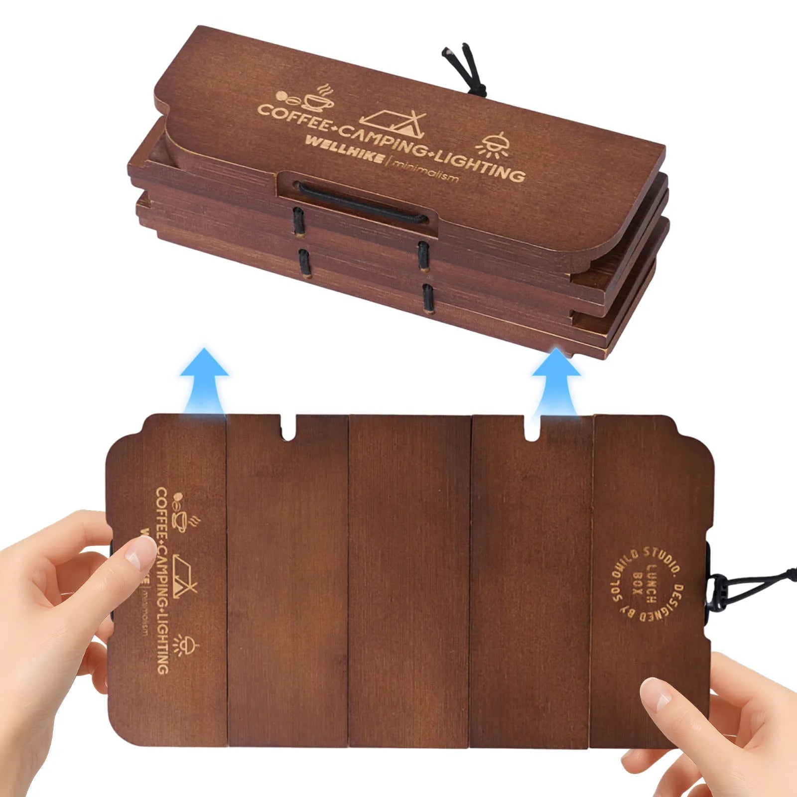 Outdoor Camping Tools For Camping Gear /Light Stand/Organizer Lined Bag/Folding Table Top/Detachable Top Board