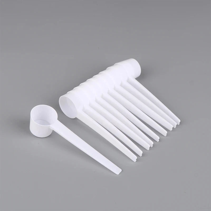10Pcs 5g Home Kitchen Gadgets DIY Plastic Measuring Spoon Measuring Spoons Coffee Protein Milk Powder Scoop