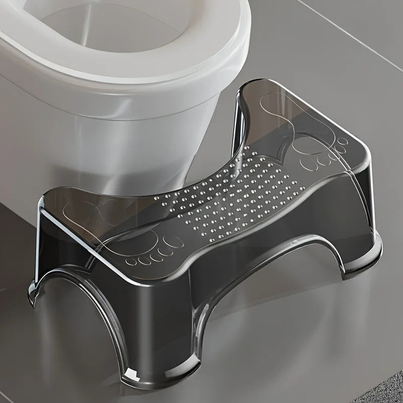 Modern Toilet Stool - Waterproof, Non-Slip Footrest for Adults & Elderly. Easy-Clean, No Electricity.
