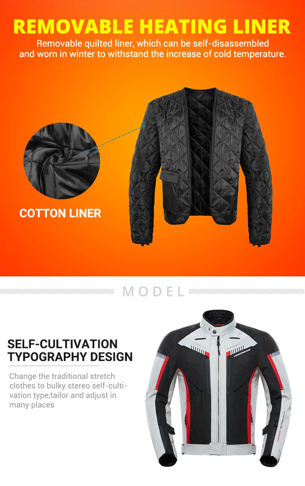 Motocross Jacket Motorcycle Jacket Pants Suit Waterproof Reflective Racing Jacket Men Biker Motorcycle Clothing Four Seasons