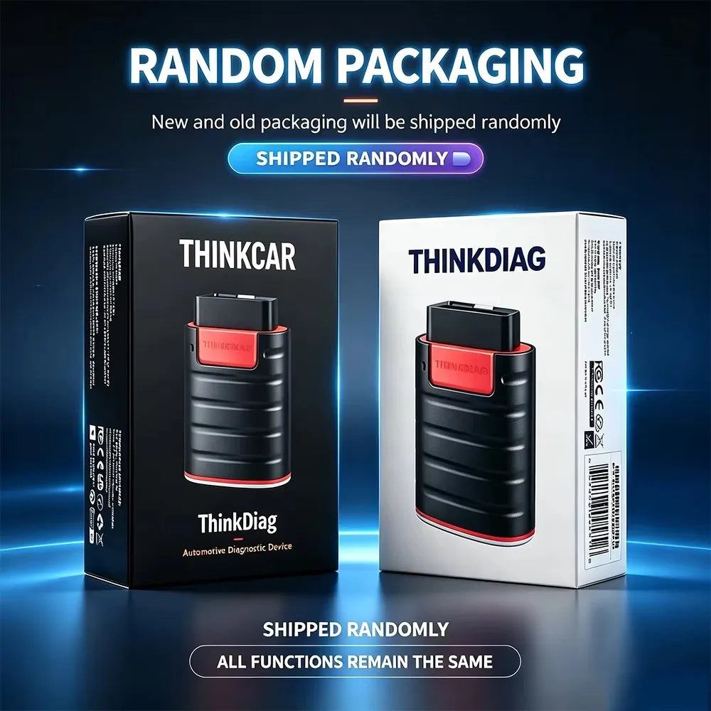 2026 THINKCAR New Thinkdiag ALL System Car Diagnostic Tools ECU Coding Active Test 16 Reset 1 Year Free OBD2 Scanner Code Reader