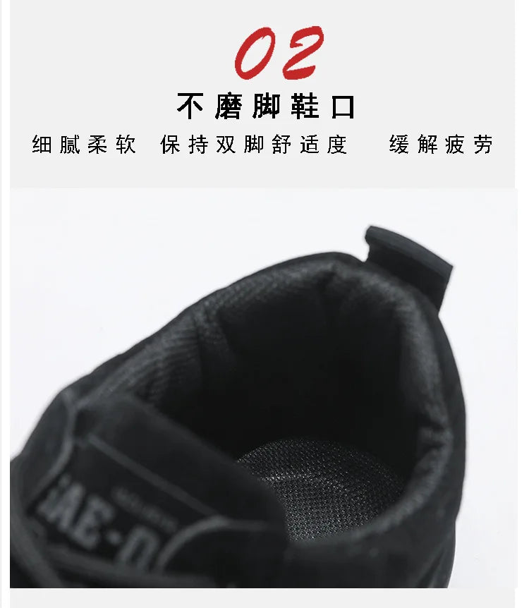 Outdoor walking flats skateboard sneakers men shoes breathable non slip work shoes for male fashion sneakers