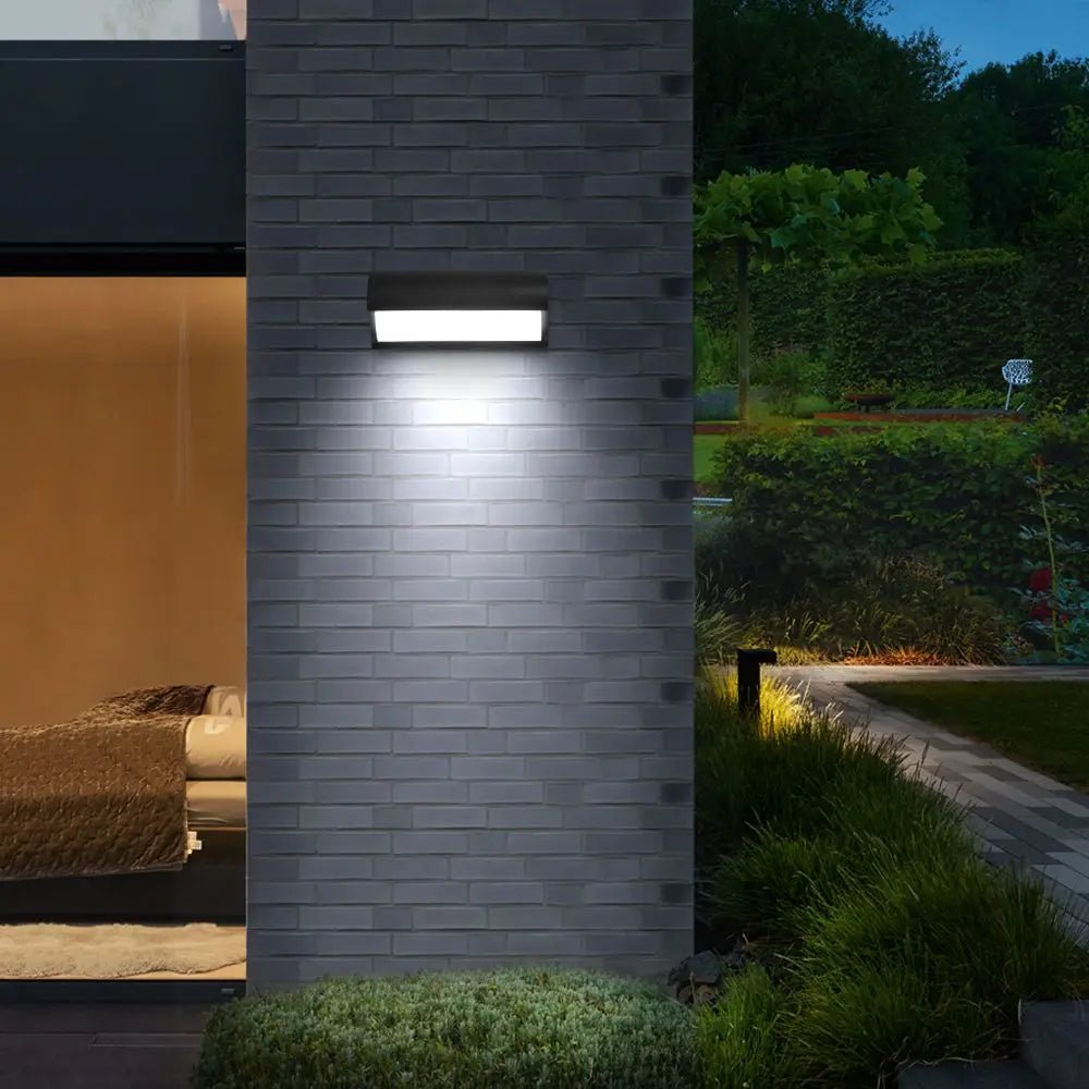 Outdoor Wall Light 85-265V IP65 Waterproof 25W 12W Garden Corridor Balcony wall lamp courtyard Decor Warm Light exterior Stairs