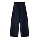 VIMLY Office Two-Piece Set Women 2026 Summer New Fashion Ruffle Hem Cropped Sleeveless Vest Wide Leg Pants Casual Outfit A6153