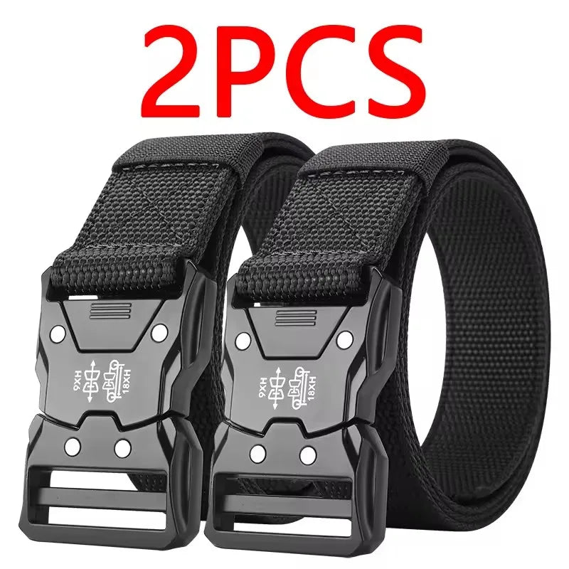Versatile Men's Tactical Belts - Durable, Adjustable Quick Release Buckle Design - For Outdoor Sports Enthusiasts，For Men Women