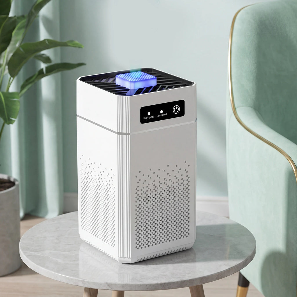 Adjustable Odor Eliminator 3 Modes Household Silent Purifiers Intelligent Indoor Negative Ion Purifier for Home Bedroom Pet Room