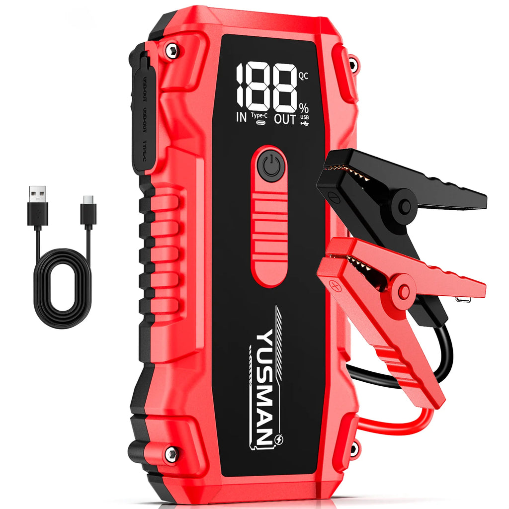 6400A Peak Car Emergency Start 20000mAh Portable Auto Jump Starter Power Bank For 12V Emergency Car Battery Booster Starter Charger