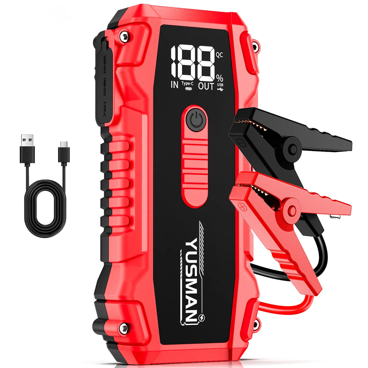 6400A Peak Car Emergency Start 20000mAh Portable Auto Jump Starter Power Bank For 12V Emergency Car Battery Booster Starter Charger