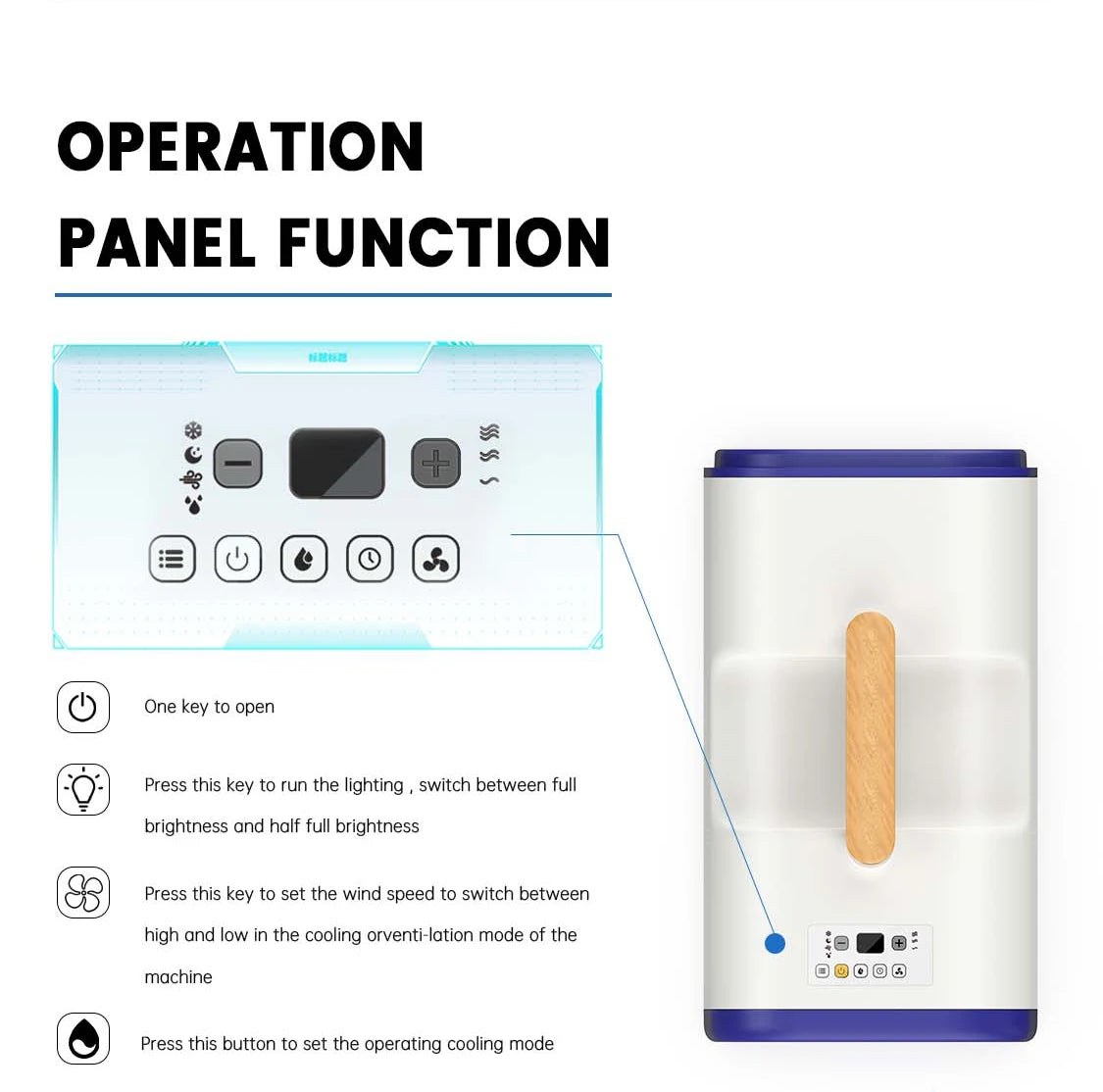Hot AC DC 12V 24V 220V 4500BTU Portable Outdoor Air Conditioner Car Room Camping Rv Cooling Air Conditioner