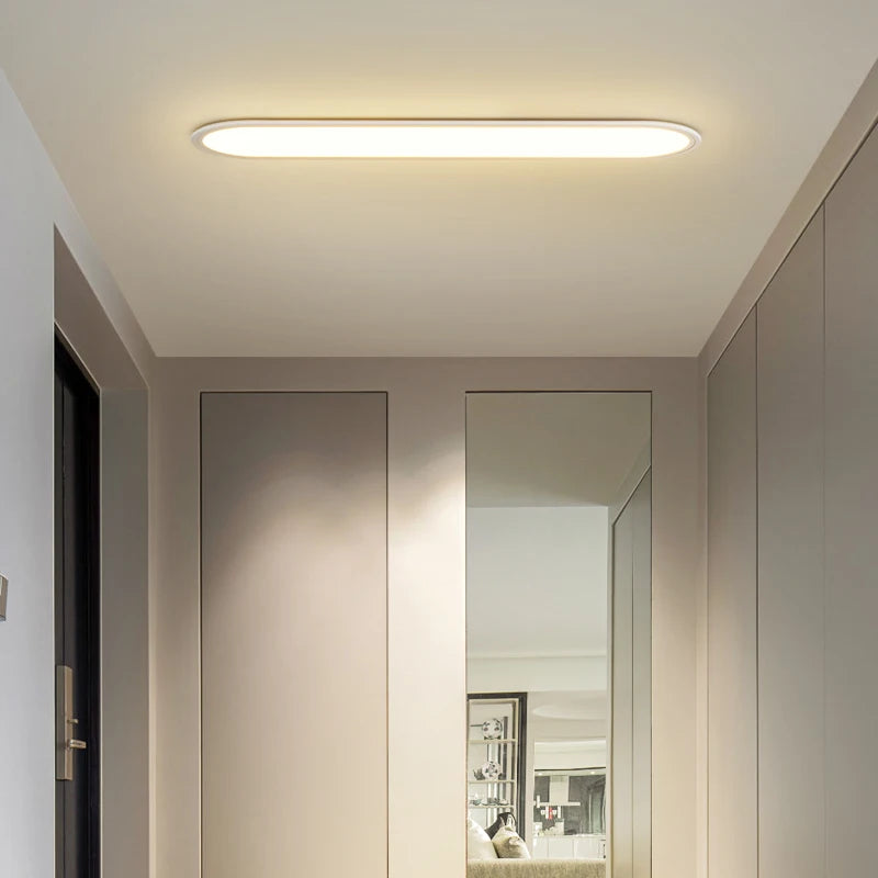 Led Ultra-thin Ceiling Light Long Corridor Aisle Lamp Home Balcony Lamps Simple Cloakroom Bedroom Porch Indoor Lighting Fixtures