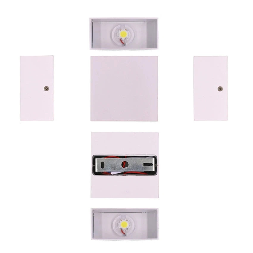 LED Wall Light Outdoor Waterproof IP65 Porch Garden Yard Wall Lamp & Indoor Bedroom Bedside Decoration Lighting Lamp AC110V 220V