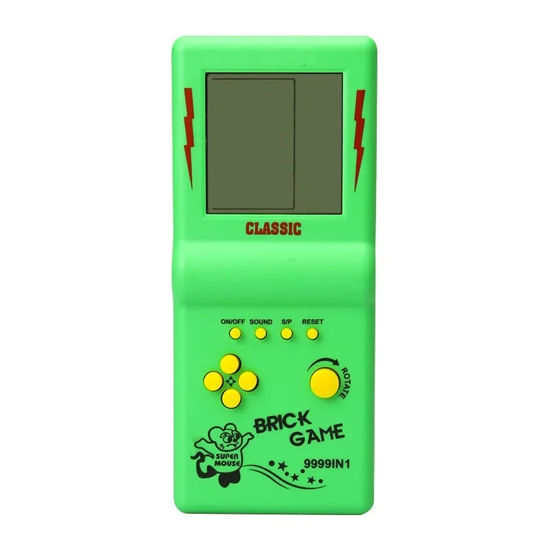 Mini Portable Game Console BRICK GAME Handheld Players Nostalgic Educational Toys Pocket 4 Colors Classic Elderly Childhood Gift