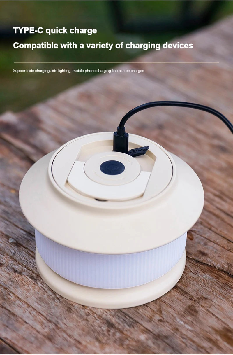 Outdoor Camping Light Star River Tape Measure Camping Atmosphere Light Waterproof Portable String Light Camping Tent Light