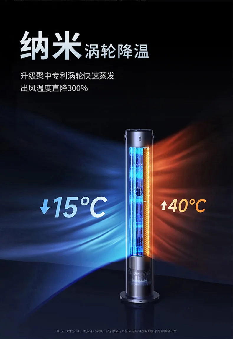 Mobile Air Conditioner for Home Cooling Fan Portable Room Air Conditioner with Water Tank 12H Use Air Cooler for Room/Dormitory