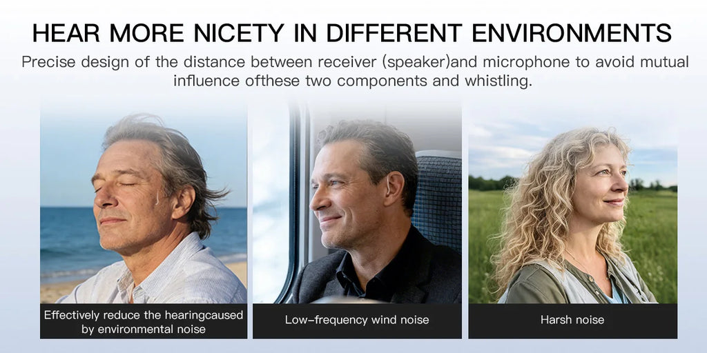 Banglijian OTC Hearing Aid, Bluetooth & App, Large Charging Case, Smart Noise Cancelling for Seniors & Hearing Impaired